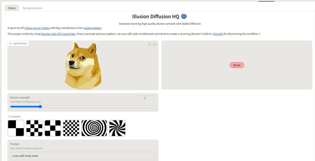 معرفی ابزار Illusion Diffusion؛ با هوش مصنوعی تصاویری با خطای