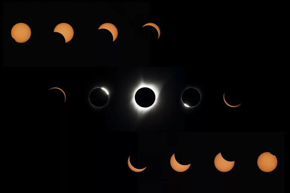 1712642300 481 دلنشین‌ترین تصاویر خورشیدگرفتگی کامل آمریکا عکس و ویدیو آفتاب وطن.webp