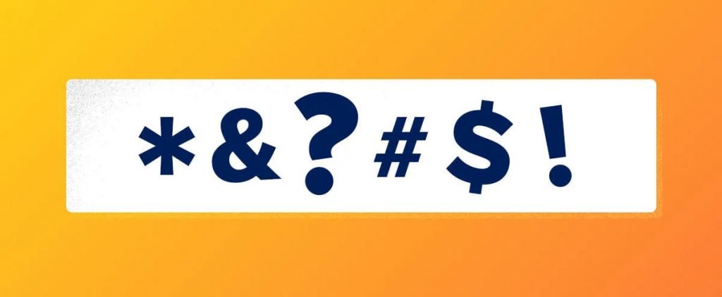 کاراکترهای تصادفی در پسورد