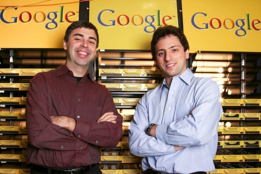 تاریخچه گوگل؛ از آغاز پیدایش تاکنون 68 لری پیج (Larry Page) و سرگی برین (Sergey Brin.)