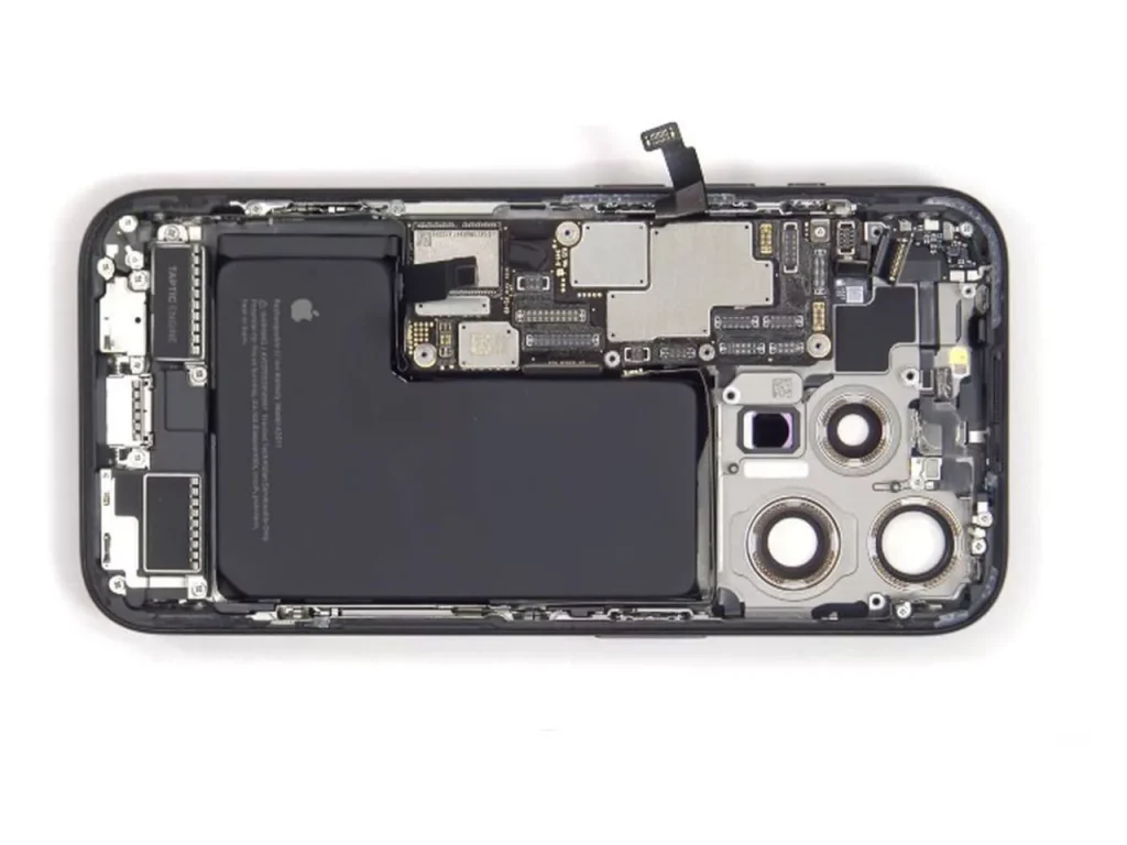 کالبدشکافی آیفون 15 پرو قطعات داخلی پرچمدار جدید اپل را.webp