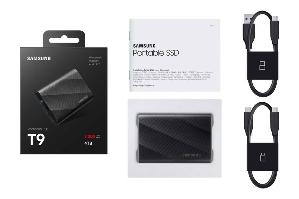 1696423318 701 درایو SSD سامسونگ T9 با سرعت 2000 مگابایت بر ثانیه‌ای