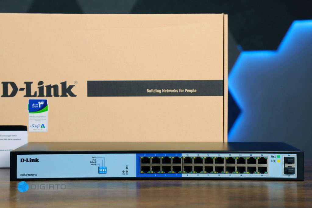 نقد و بررسی سوییچ غیر قابل مدیریت دی لینک DGS F1026P E