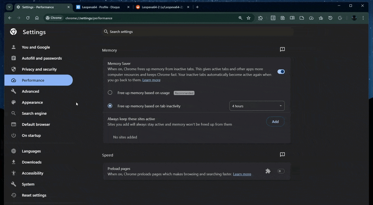 گوگل کروم به گمان زیادً برای مرتب‌سازی تب‌ها به هوش