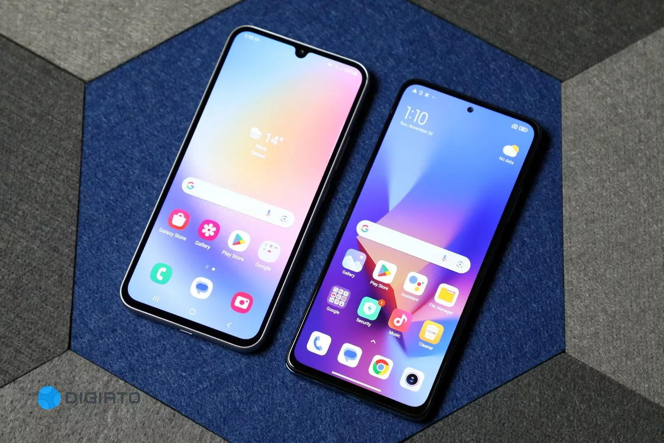 قیاس گلکسی A34 و ردمی نوت ۱۲ پرو 4G + ویدیو 28 مقایسه گلکسی A34 با ردمی نوت 12 پرو 4G