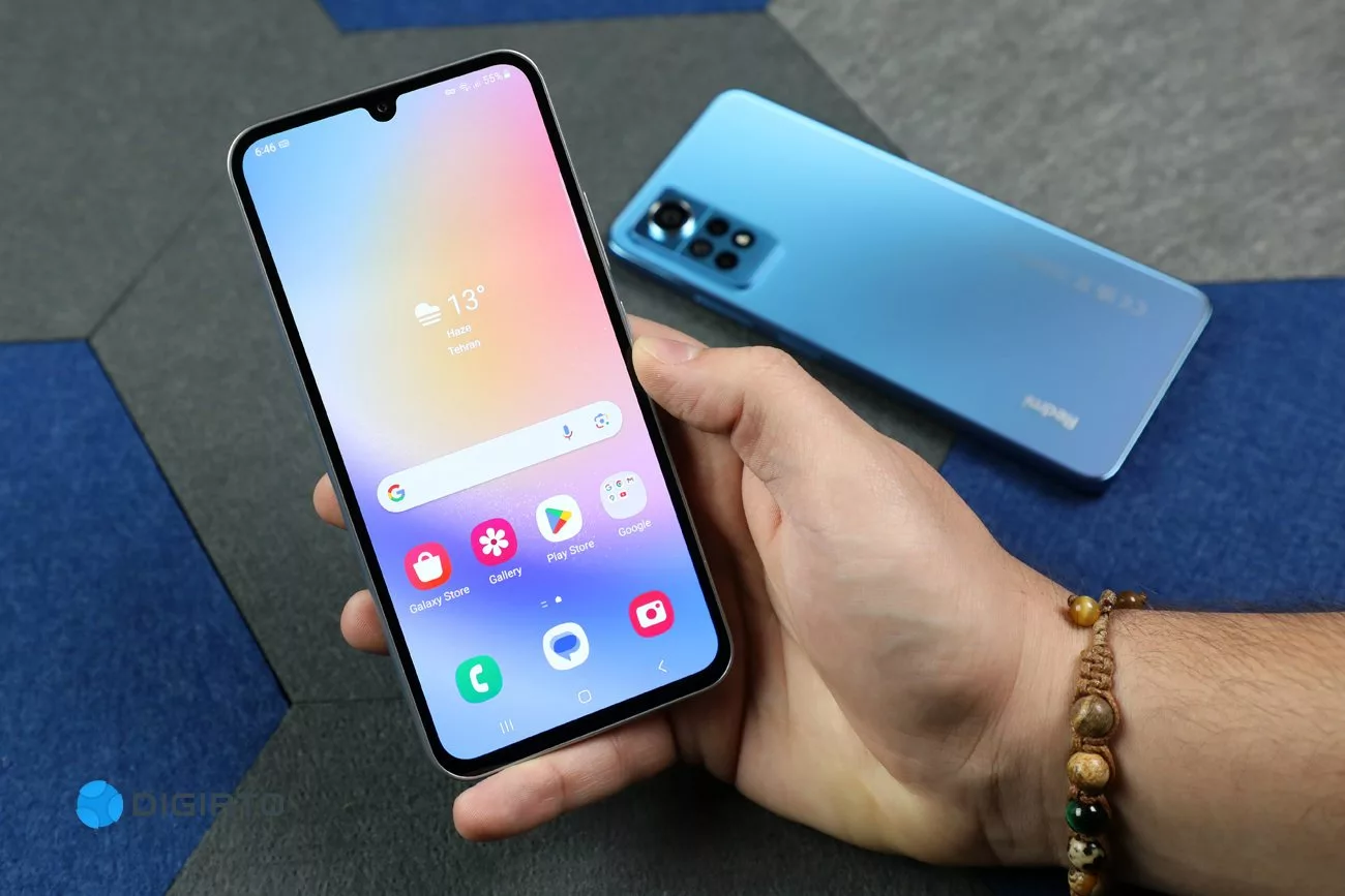 قیاس گلکسی A34 و ردمی نوت ۱۲ پرو 4G + ویدیو 32 مقایسه گلکسی A34 با ردمی نوت 12 پرو 4G