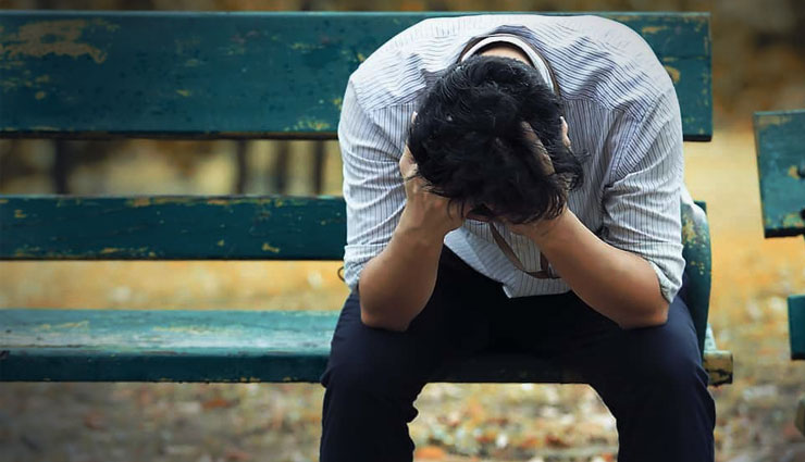 مردی افسرده و کلافه ـ فروپاشی روانی