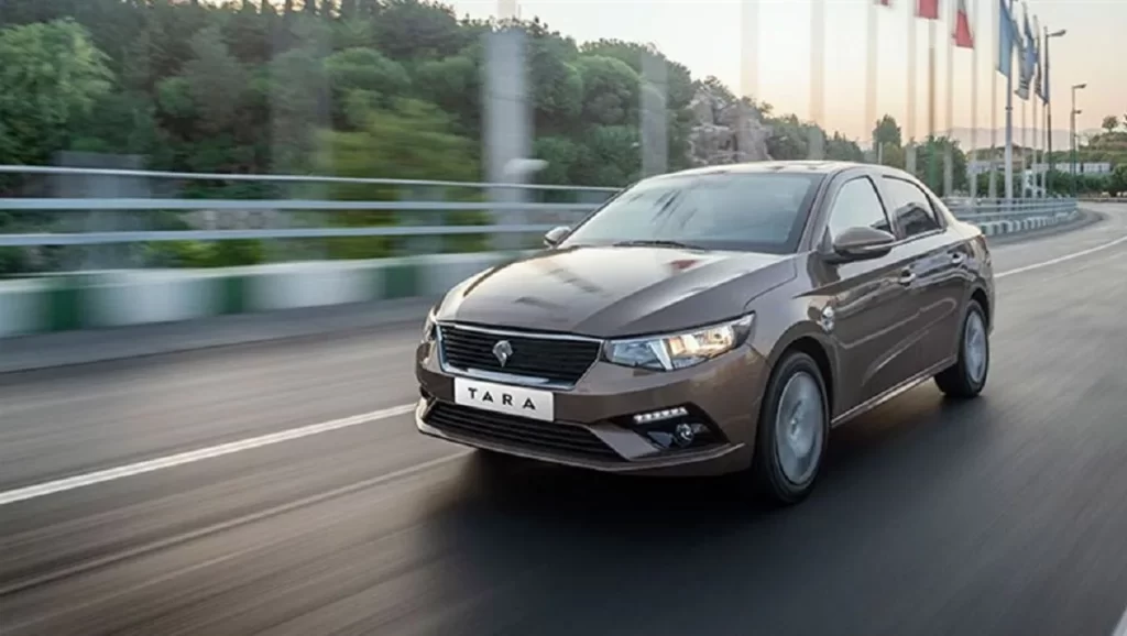 مشخصات کامل تارا اتوماتیک V4 اظهار شد جدول.webp