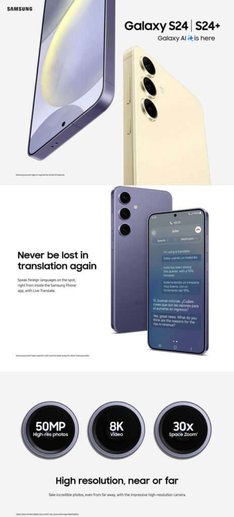 1705154618 797 قابلیت‌های هوش مصنوعی سری گلکسی S24 در تصاویر تبلیغاتی آن