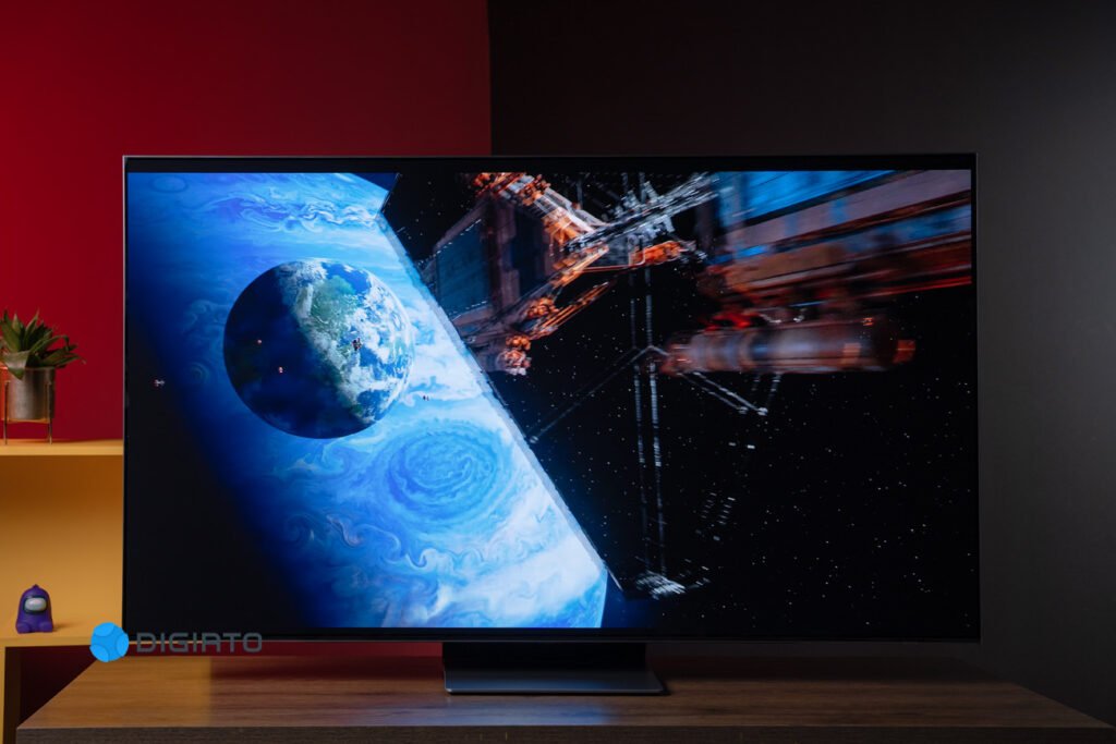 بازدید تلویزیون اولد سامسونگ S95B؛ قابی از کیفیت 25 بررسی تلویزیون اولد سامسونگ S95B