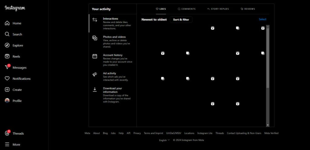 آموزش دیدن پست های لایک شده در اینستا + 3 ترفند حذف لایک سریع 22 1707414744 250 آموزش دیدن پست های لایک شده در اینستا 3