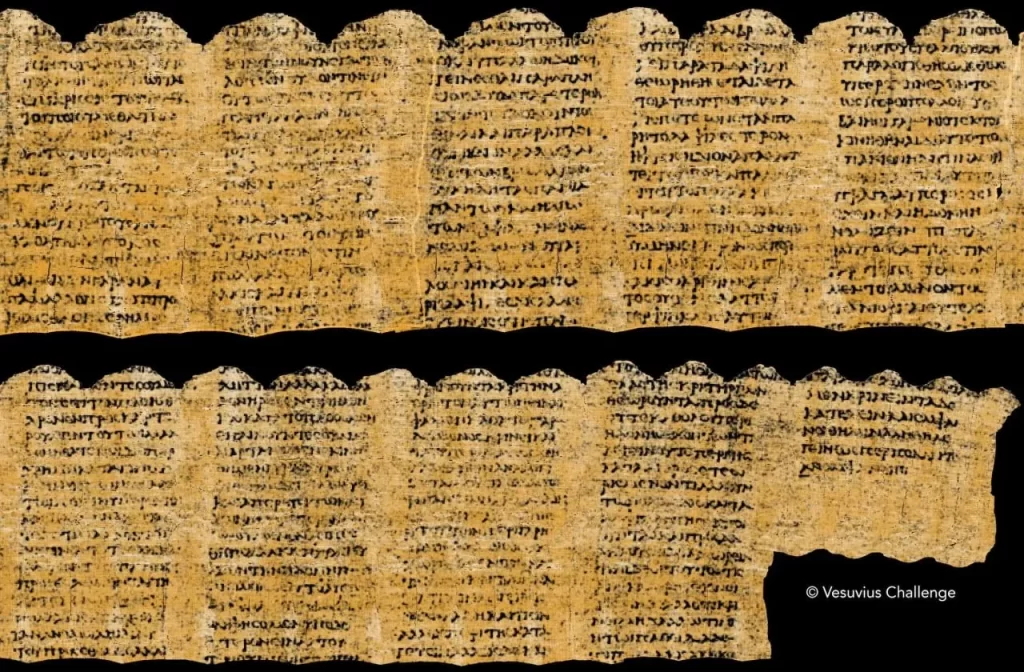 سه دانش‌آموز با بازخوانی متون باستانی از طریق هوش مصنوعی.webp