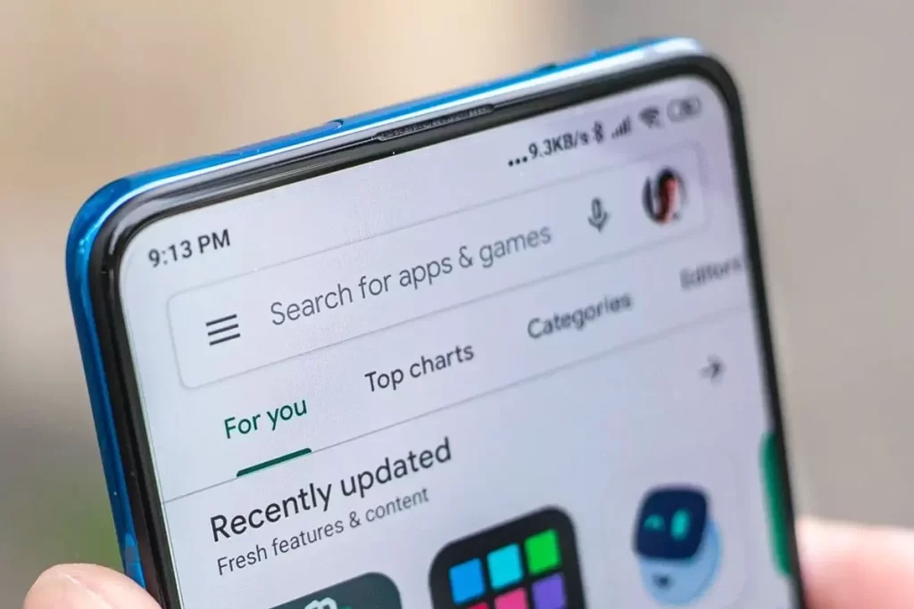 1711103867 گوگل یک تب تازه را جانشین نوار جستجوی پلی‌استور می‌کند آفتاب.webp