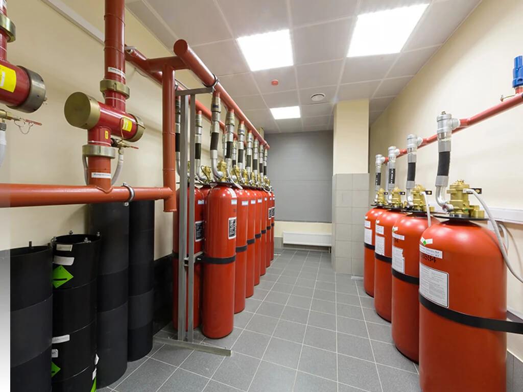 اطفا حریق اتاق سرور