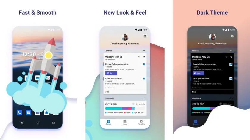 بهترین لانچرهای اندروید | معارفه 15 لانچر دیدنی در سال 2024_آفتاب وطن 171 لانچر اندرویدی مایکروسافت
