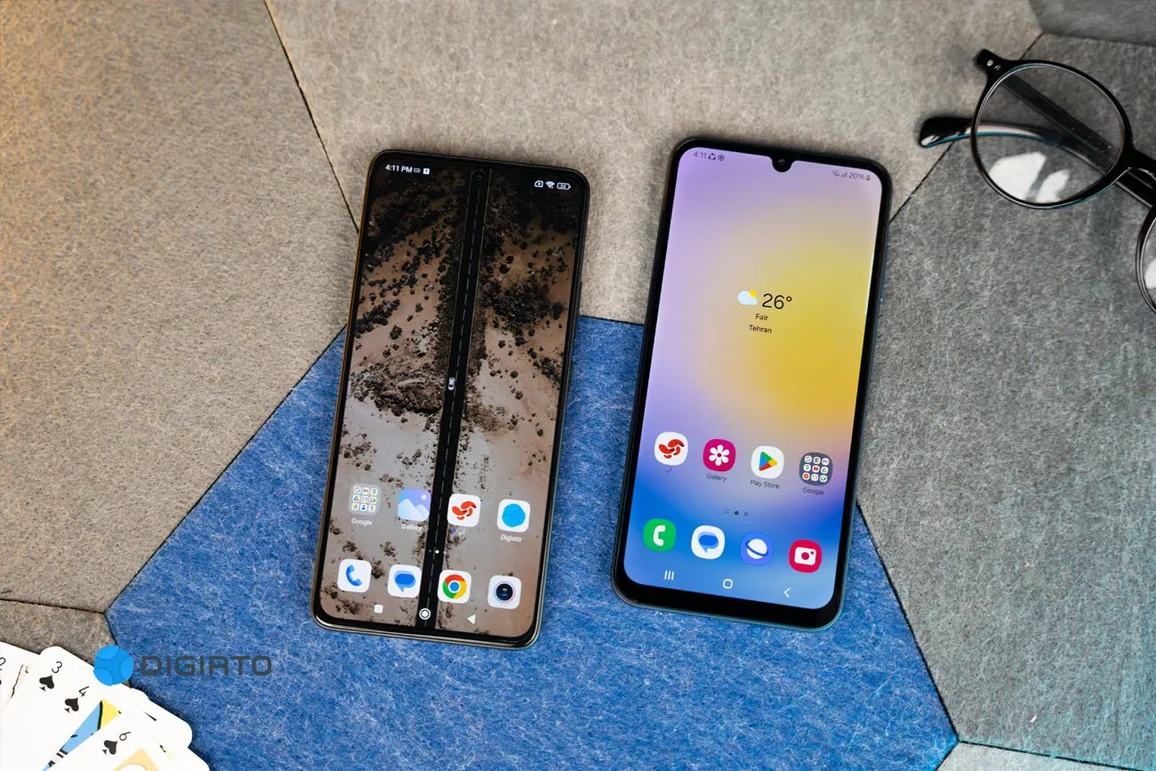 قیاس ردمی نوت ۱۳ 4G و گلکسی A25 سامسونگ_آفتاب وطن 25 مقایسه ردمی نوت ۱۳ 4G با گلکسی A25