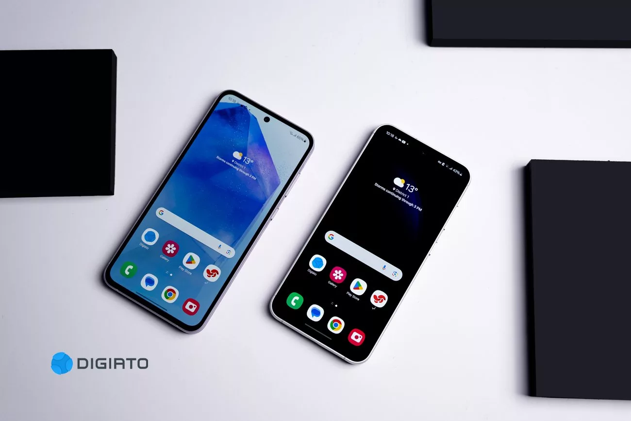 مقایسه گلکسی A55 و گلکسی S23 FE