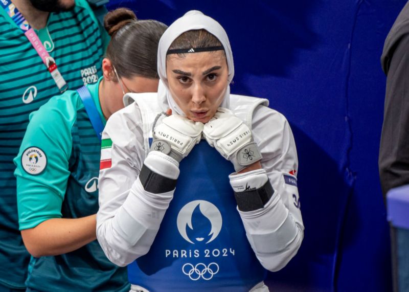 1723174975 اولین زن فینالیست تاریخ ورزش ایران در المپیک آفتاب وطن