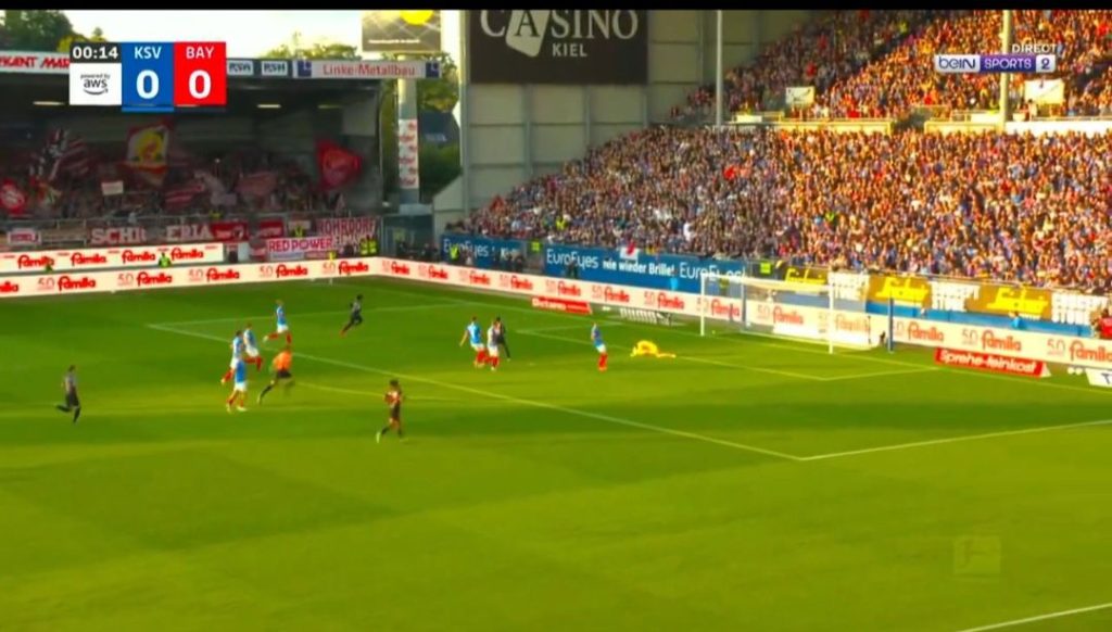 گل ثانیه ۱۴ بایرن مونیخ توسط جمال موسیالا آفتاب وطن