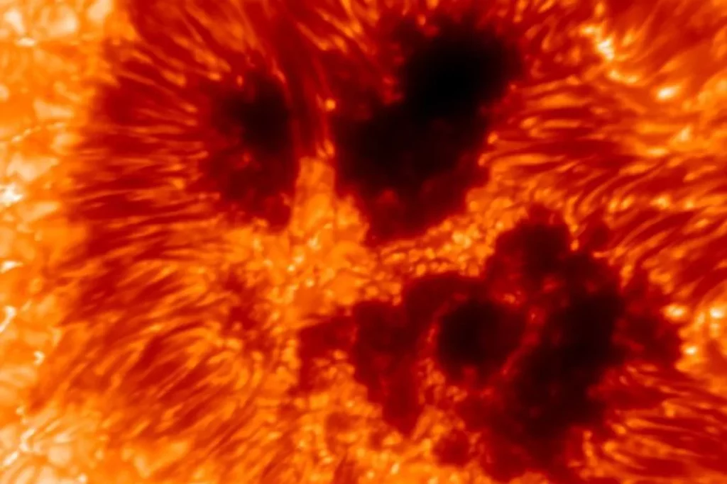 1746027453 بزرگ‌ترین تلسکوپ خورشیدی دنیا اولین عکس خود را انتشار کرد آفتاب.webp