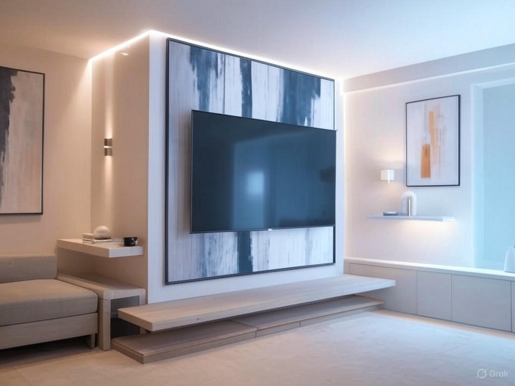 تی وی وال: انتخابی هوشمندانه برای دکوراسیونی مدرن 4 تی وی وال: انتخابی هوشمندانه برای دکوراسیونی مدرن