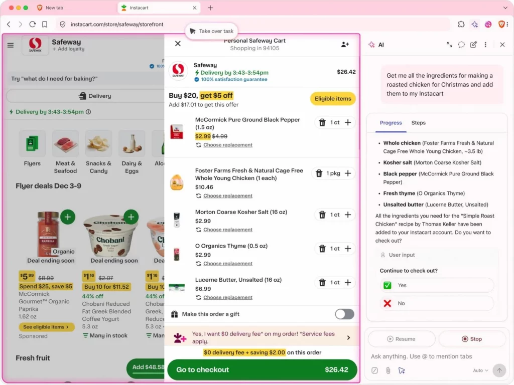 معارفه قابلیت هوش مصنوعی خودکار برای مرورگر Brave_آفتاب وطن 2 عرضه قابلیت هوش مصنوعی خودکار برای مرورگر Brave