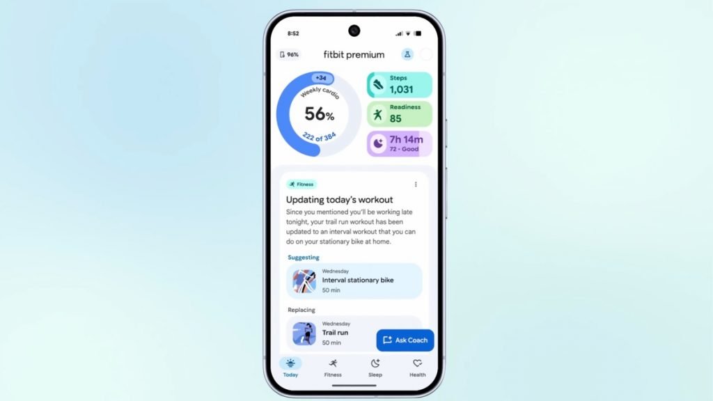 اراعه مربی سلامت هوش مصنوعی Fitbit برای آیفون_آفتاب وطن 2 اراعه مربی سلامت هوش مصنوعی Fitbit برای آیفون آفتاب وطن