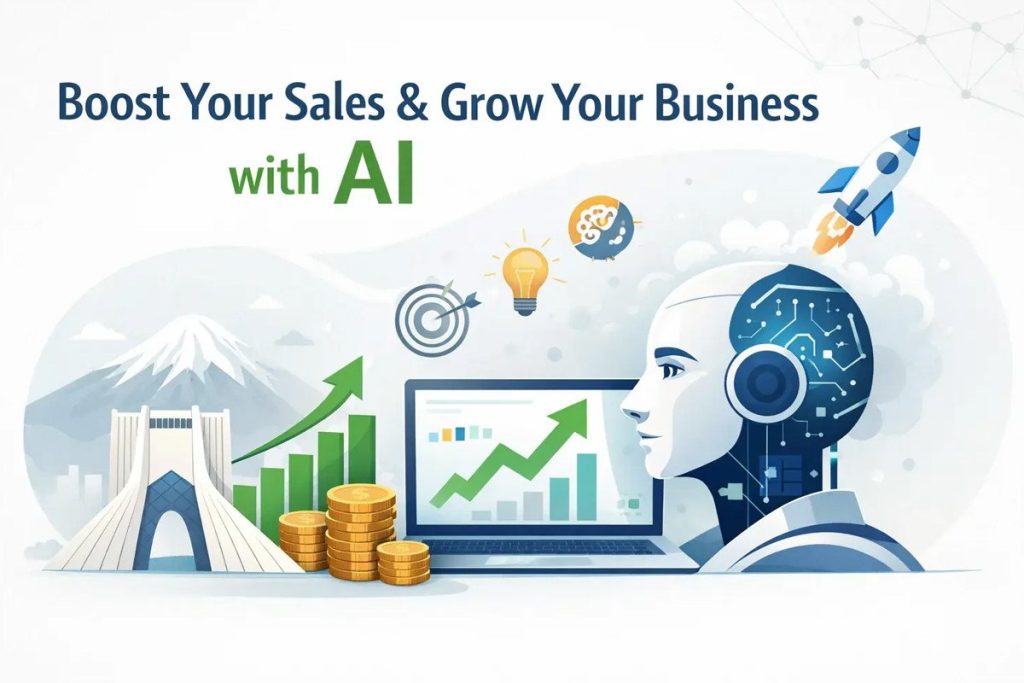 1770546032 پنج هوش مصنوعی برای افزایش فروش و رشد کسب و