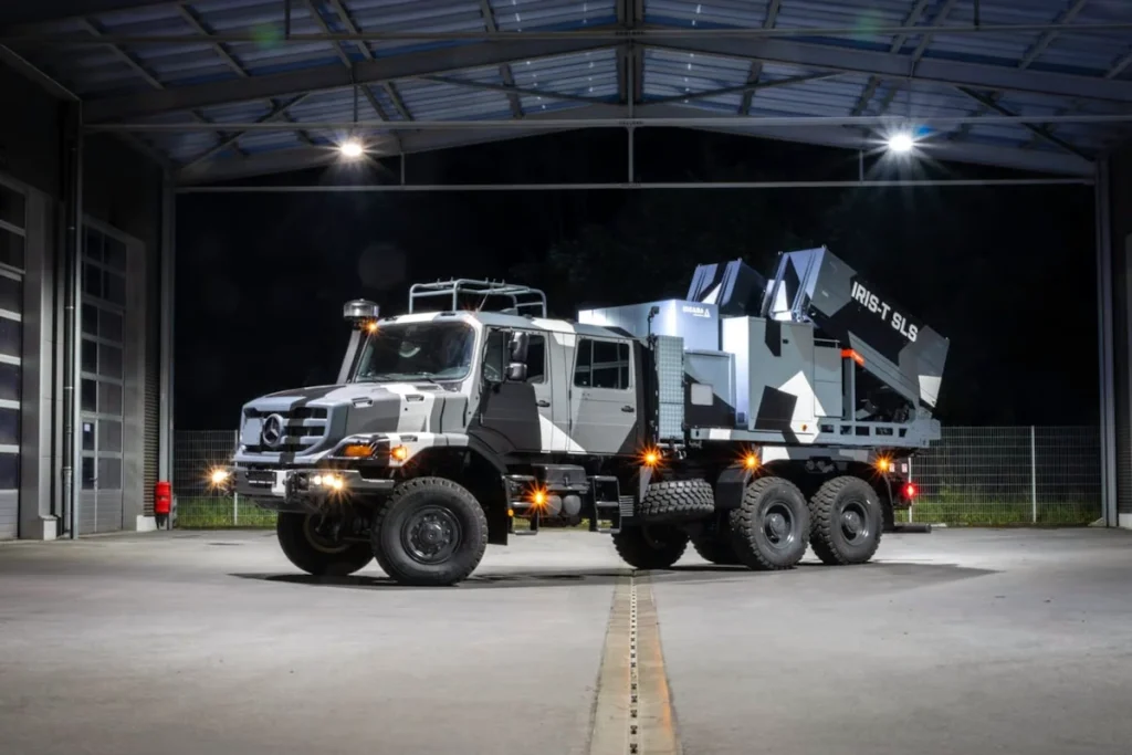 سیستم پدافند هوایی زمین‌پایه آلمانی IRIS-T SLS MK4 برای محافظت از نیروهای پیاده