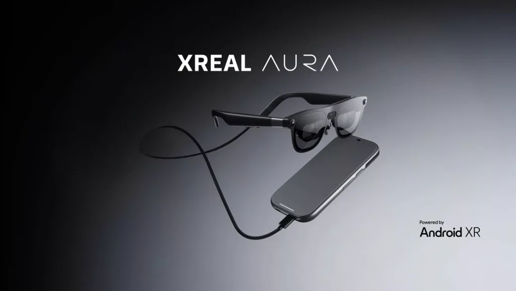 عینک هوشمند Xreal Aura معارفه شد؛ سبک‌وزن با تراشه اسنپدراگون.webp
