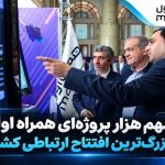 همراه اول در افتتاح ۷۹۴۷ پروژه ارتباطی سهیم شد