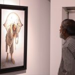 نمایشگاه «نقاش سرزمین زخمی» در حوزه هنری افتتاح شد