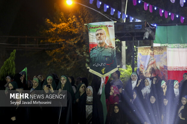 رونمایی از تندیس شهید سردار حاجی‌زاده در میدان ابوذر